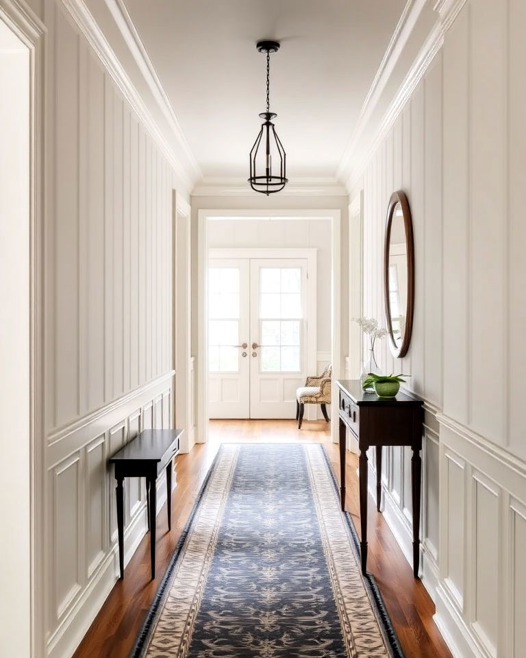 classic vertical wainscoting for added height - 40 Wall Paneling Ideas