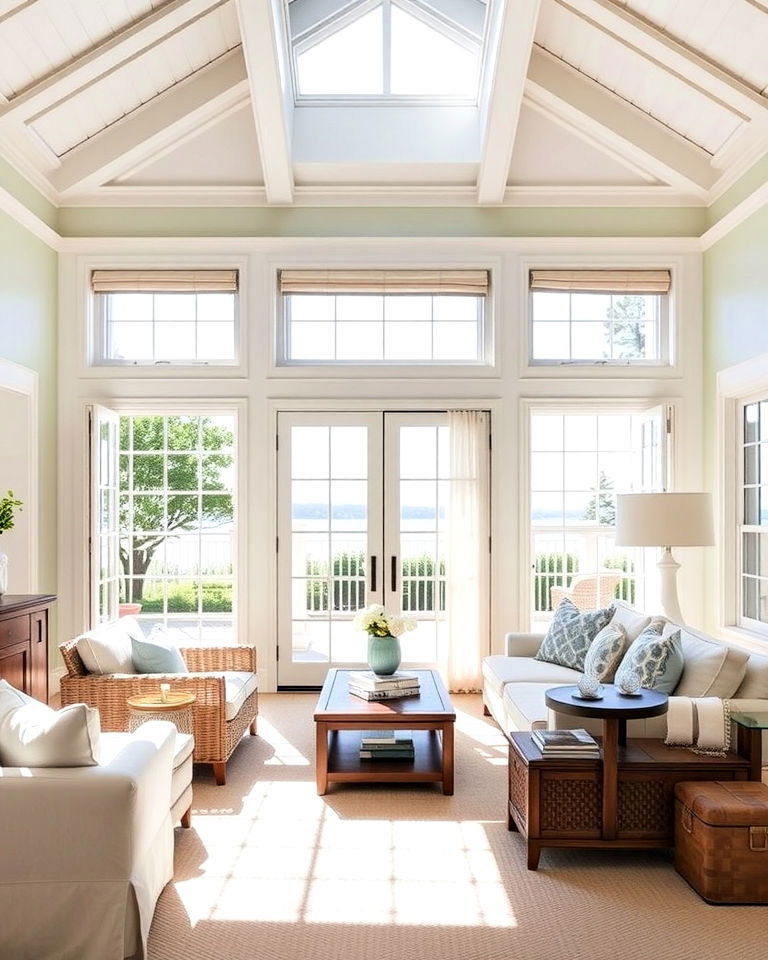 coastal aesthetic natural light emphasis - 25 Hamptons Style House Interior Ideas