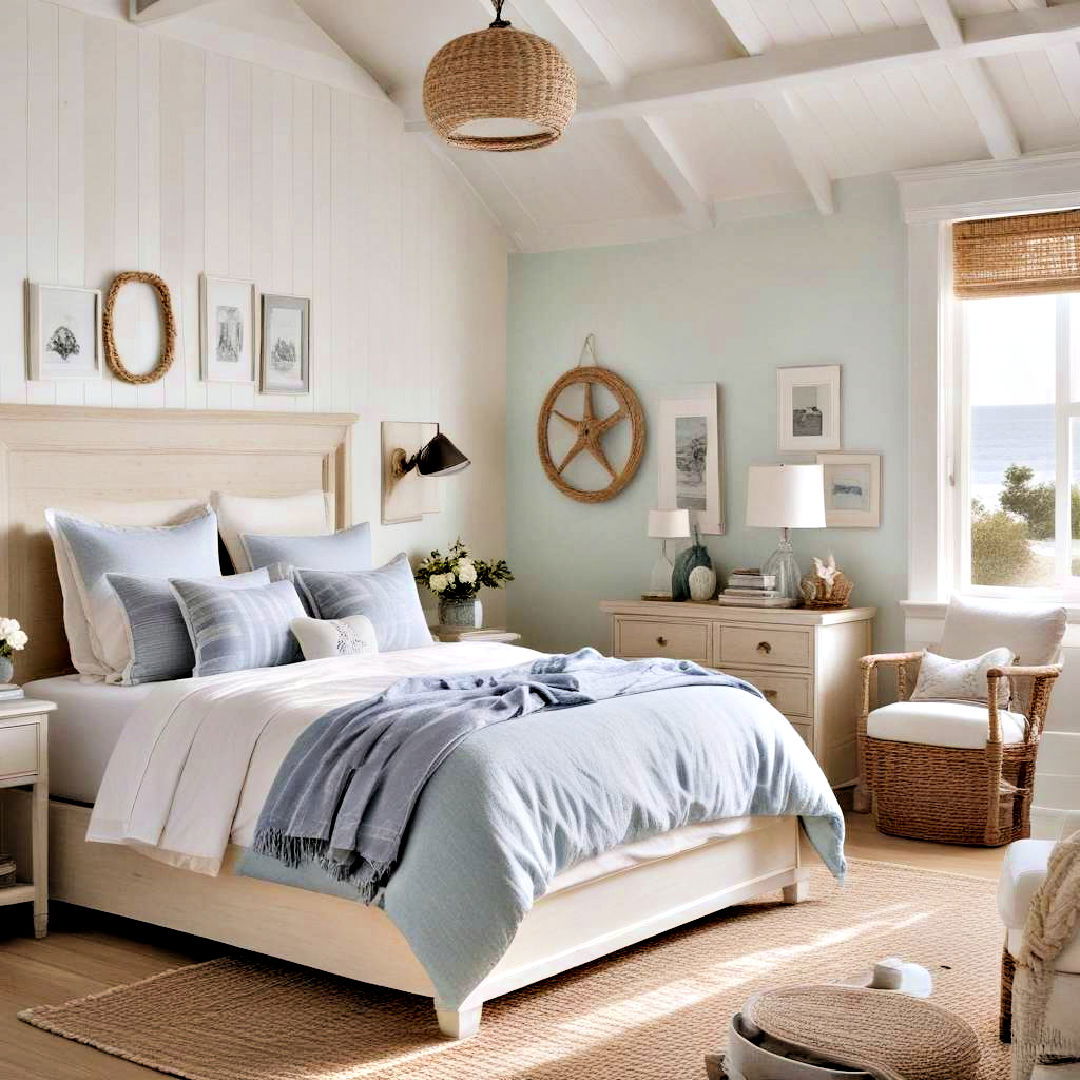 coastal cottage style bedroom - 40 Modern Bedroom Ideas