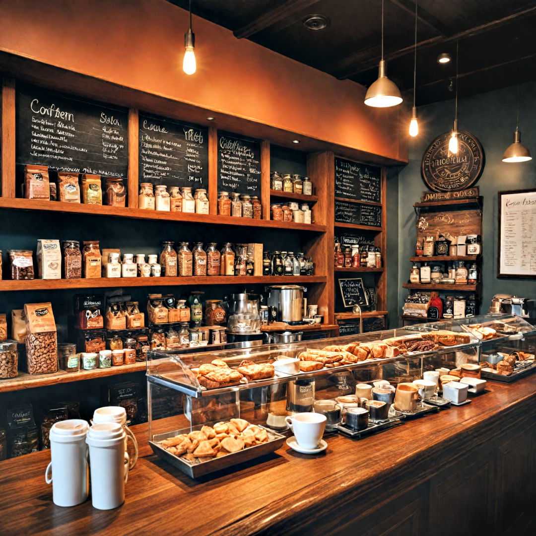 coffee bar with cultural fusion - 40 Coffee Bar Ideas