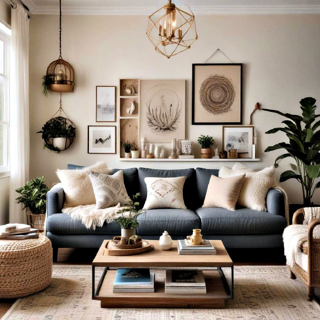cohesive and distinctive themed decor - 40 living room decor ideas
