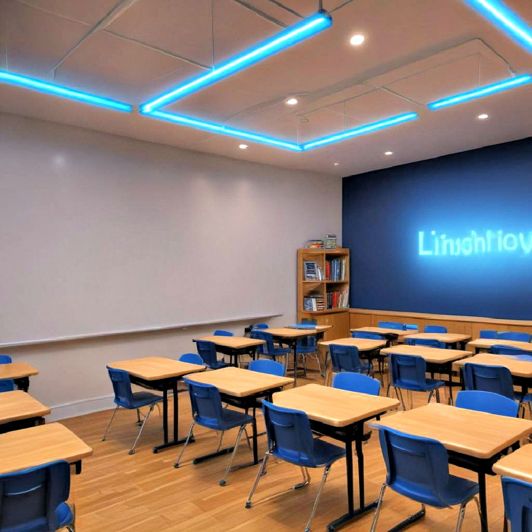 color adjustable lights ideas - 15 Classroom Lighting Ideas