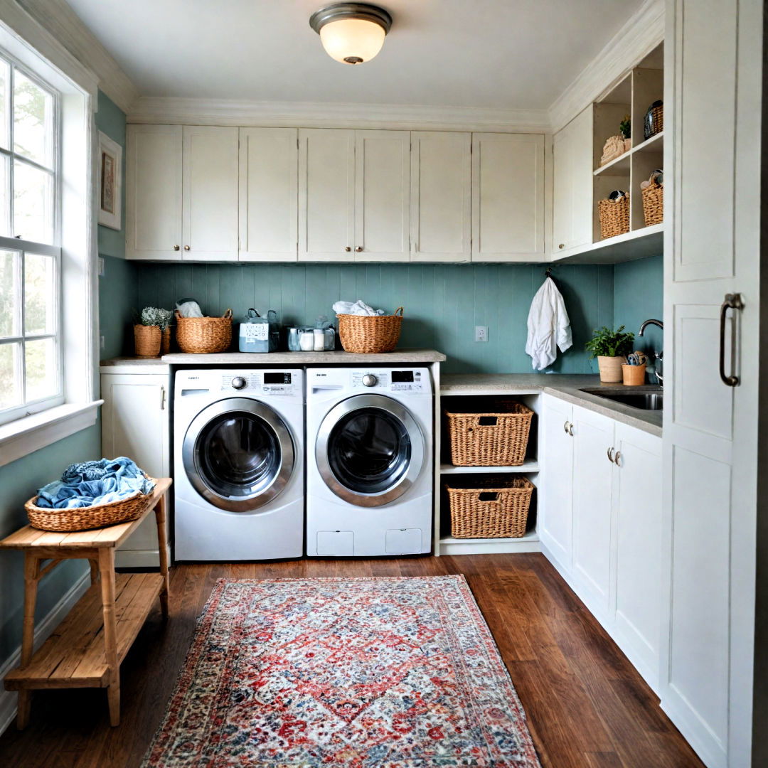 combine a laundry area with your mudroom - 40 Mudroom Ideas