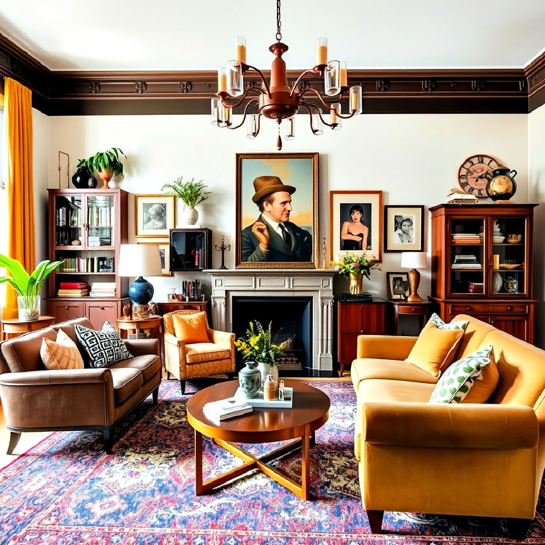 combine different furniture styles - 30 Maximalist Decor Ideas