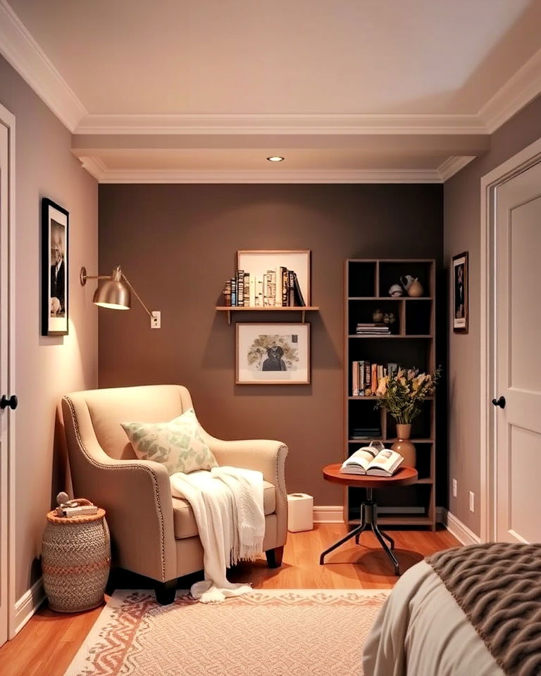 comfortable cozy reading nook - 20 Dreamy Bedroom Design Ideas