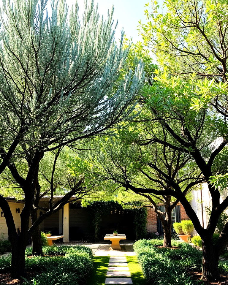comfortable green canopy for italian backyard - 20 Italian Backyard Ideas
