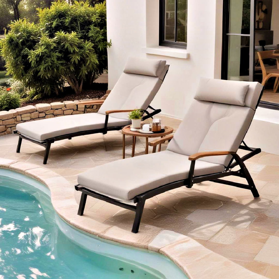 comfortable lounge chairs for patio furniture - 25 Patio Furniture Ideas