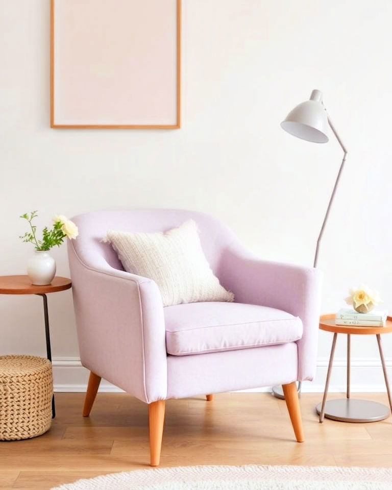 comfortable pastel accent chair - 25 Danish Pastel Room Ideas