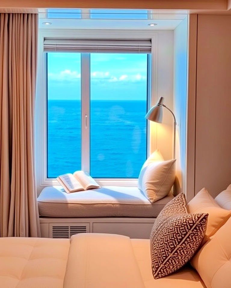 comfortable portable reading nook - 20 Yacht Bedroom Ideas