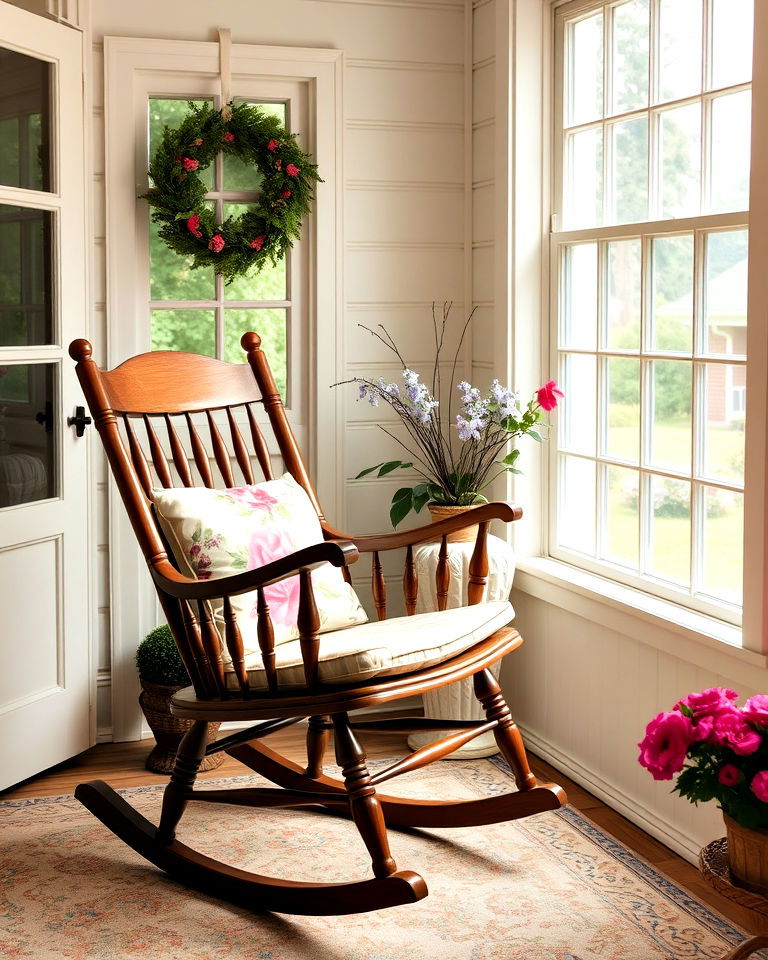 comfortable victorian rocking - 25 Victorian Sunroom Ideas