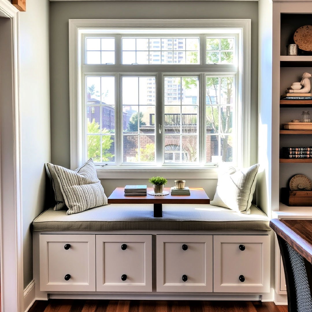 comfortable window seat banquette - 40 Banquette Seating Ideas