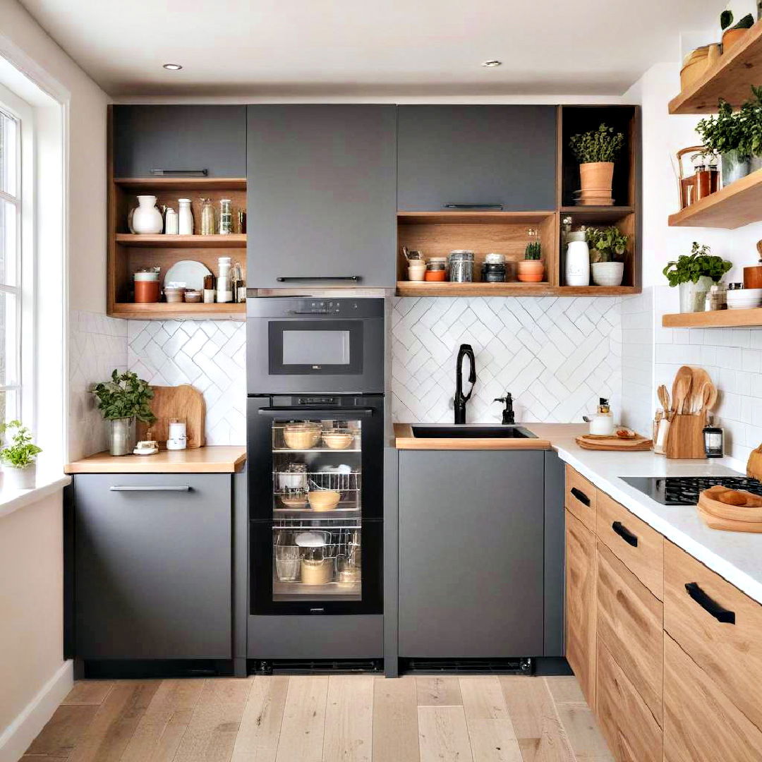 compact appliances - 40 Small Kitchen Ideas