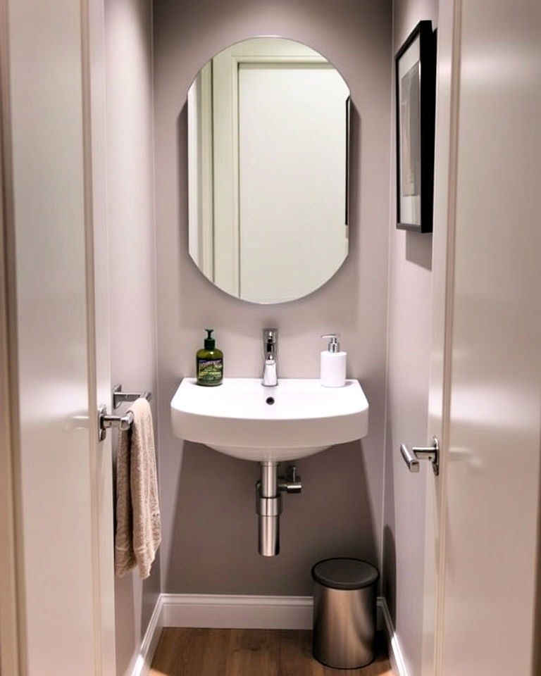 compact ensuite with corner sink - 25 Small Ensuite Design Ideas
