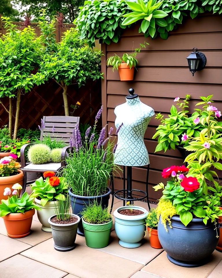 compact patio garden for cozy retreats - 30 Colorado Landscaping Ideas