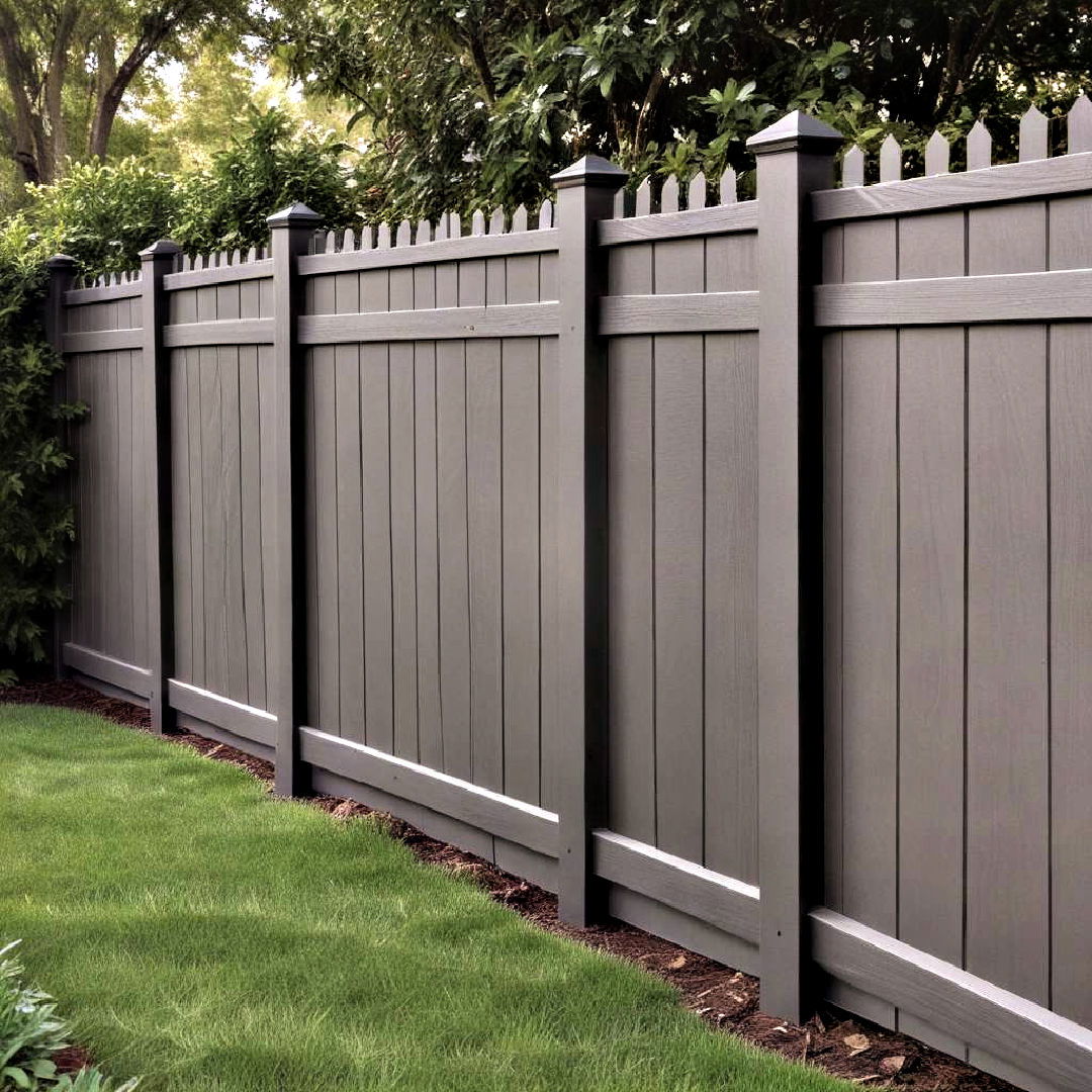 composite fence for backyard - 25 Backyard Fence Ideas