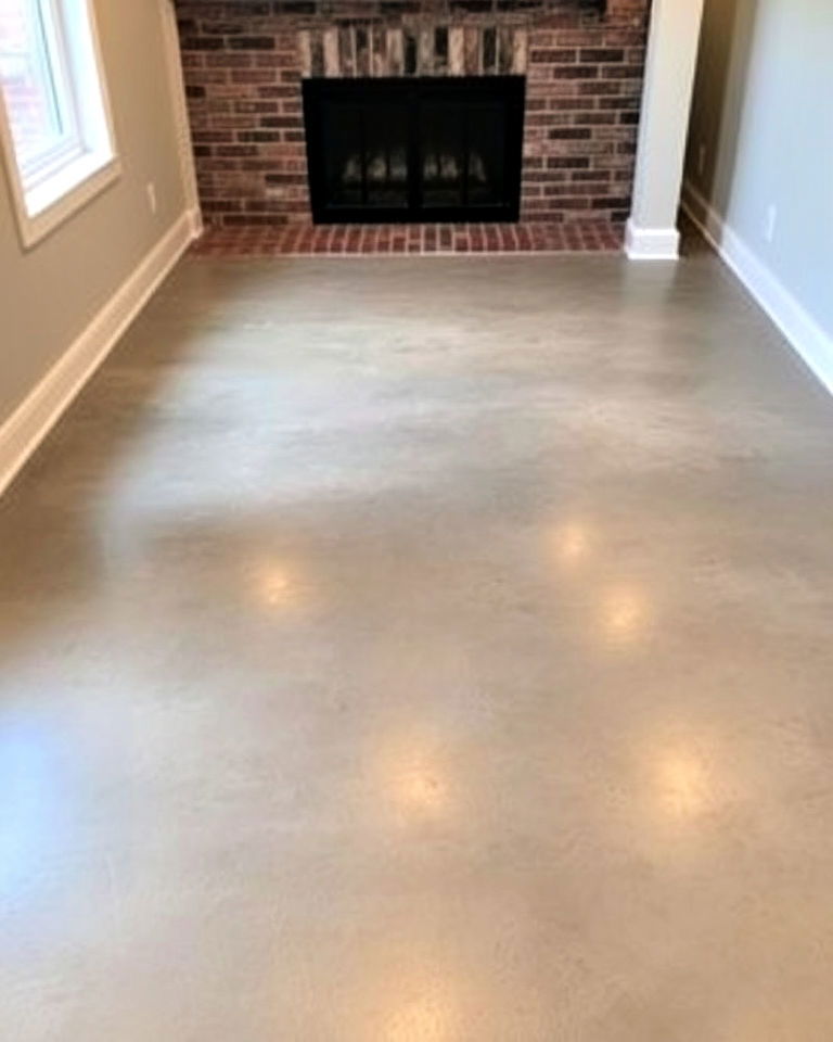 concrete floor with radiant heating - 20 Concrete Basement Floor Ideas