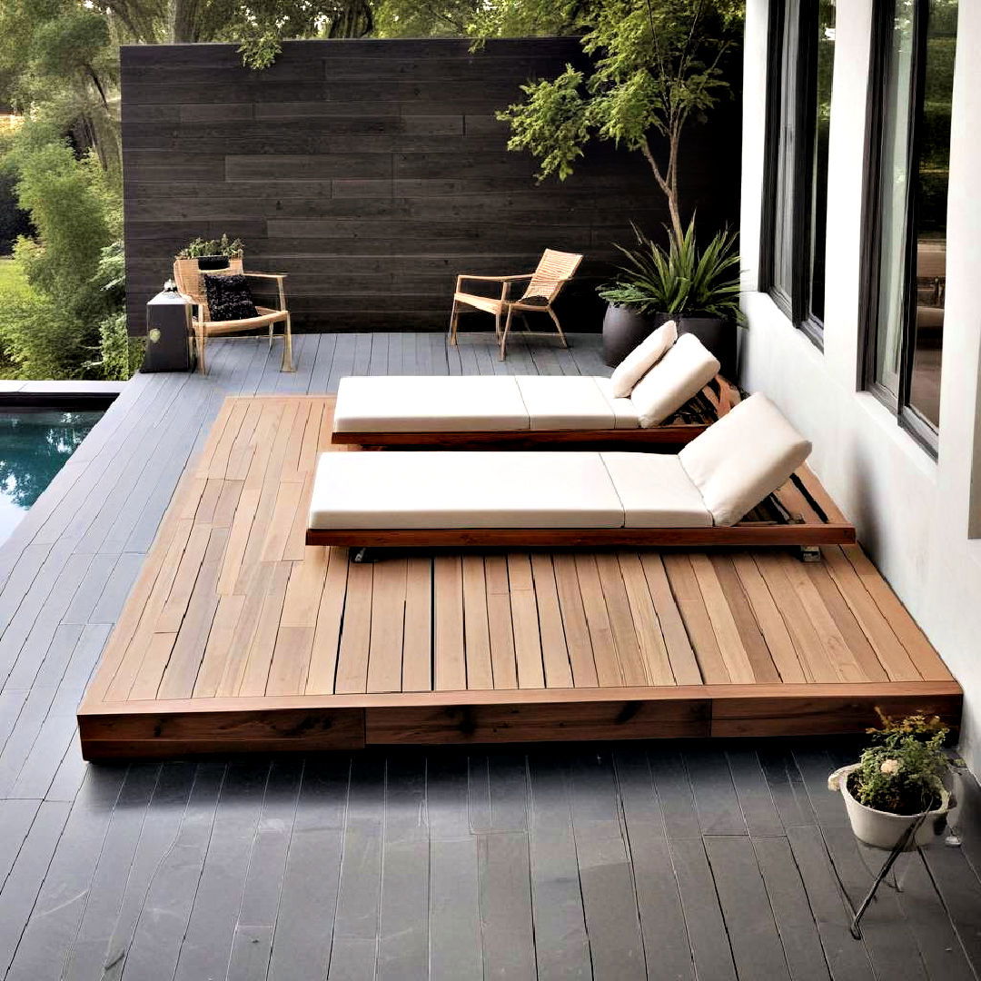 contemporary minimalist floating deck - 20 Floating Deck Ideas