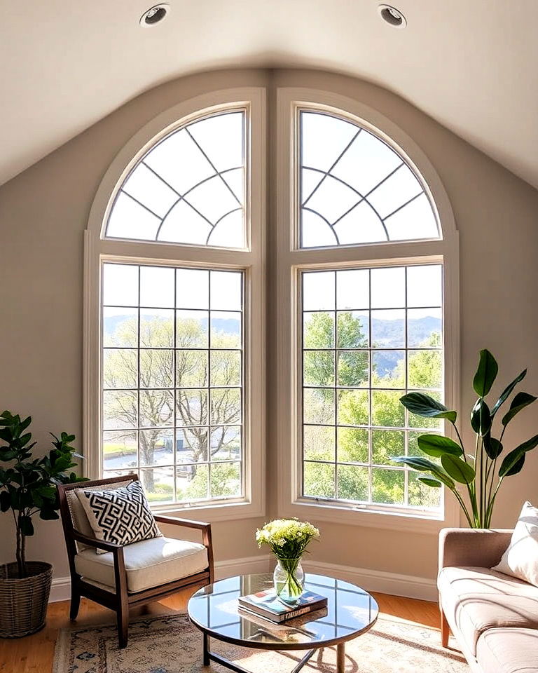 corner arched window design - 30 Arch Window Design Ideas