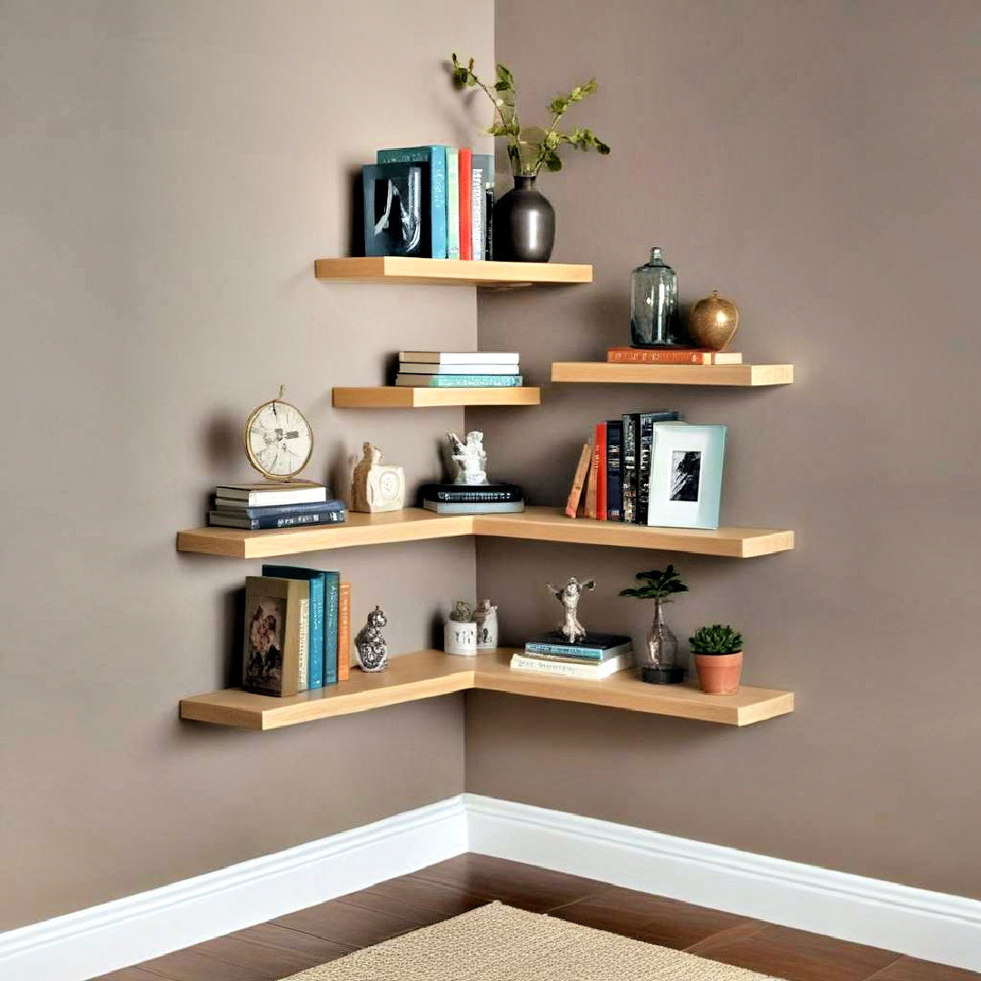 corner shelves for small game room - 25 Small Game Room Ideas