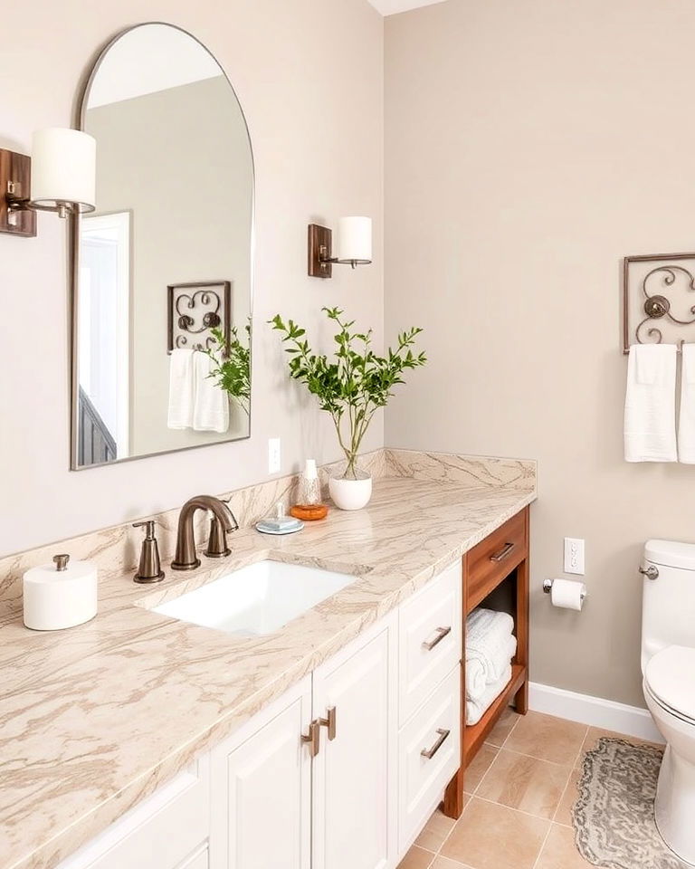 cost effective durable laminate countertop - 20 Bathroom Countertop Ideas