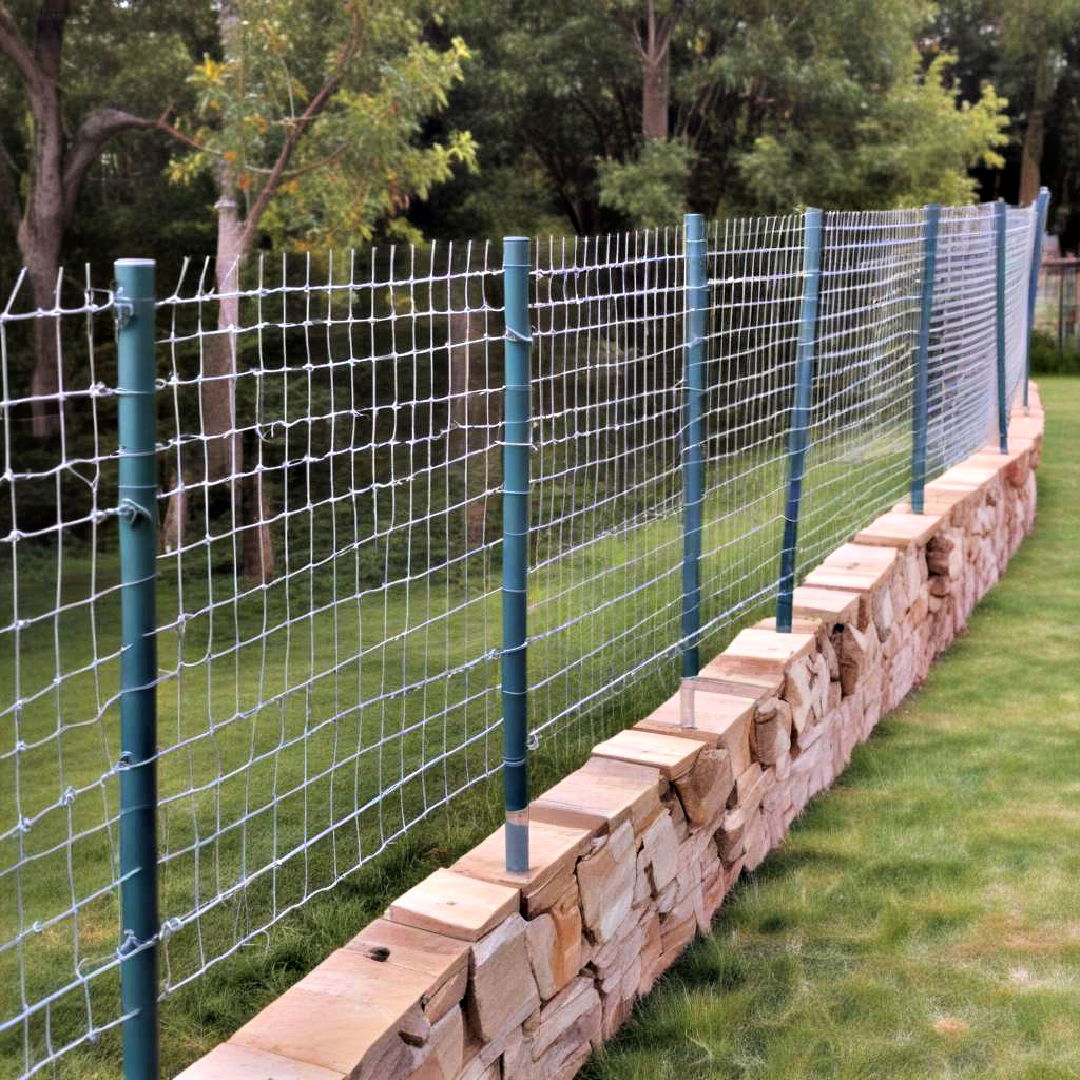 cost effective wire mesh fence - 25 Backyard Fence Ideas