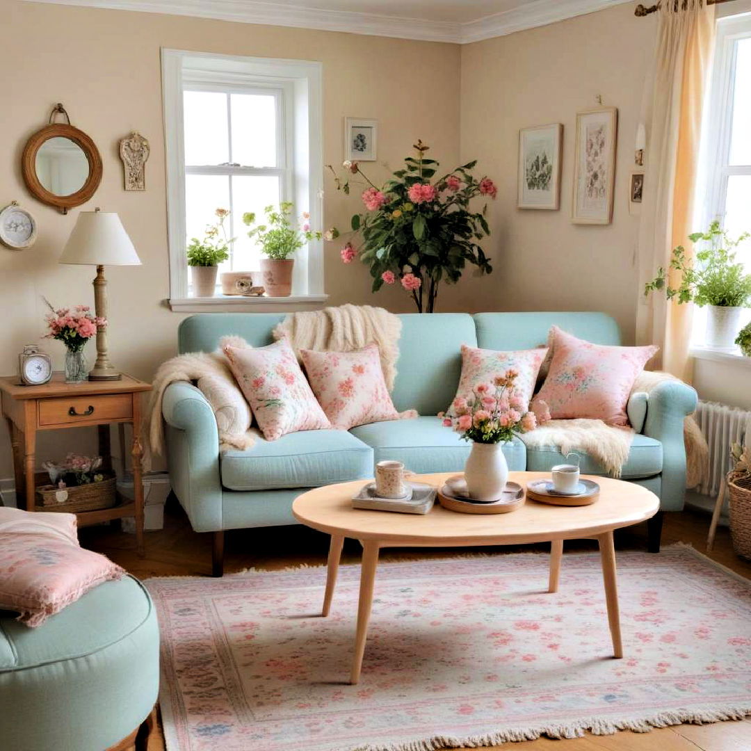 cottage inspired decor - 20 Eclectic Living Room Ideas