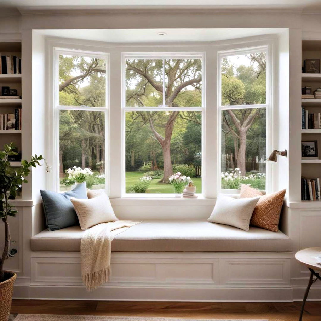 cottage style cozy window seat - 30 Cottage Decorating Ideas