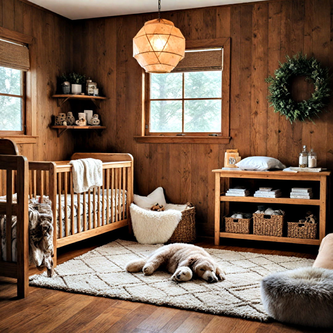 cozy cabin vibes idea - 40 Nursery Ideas