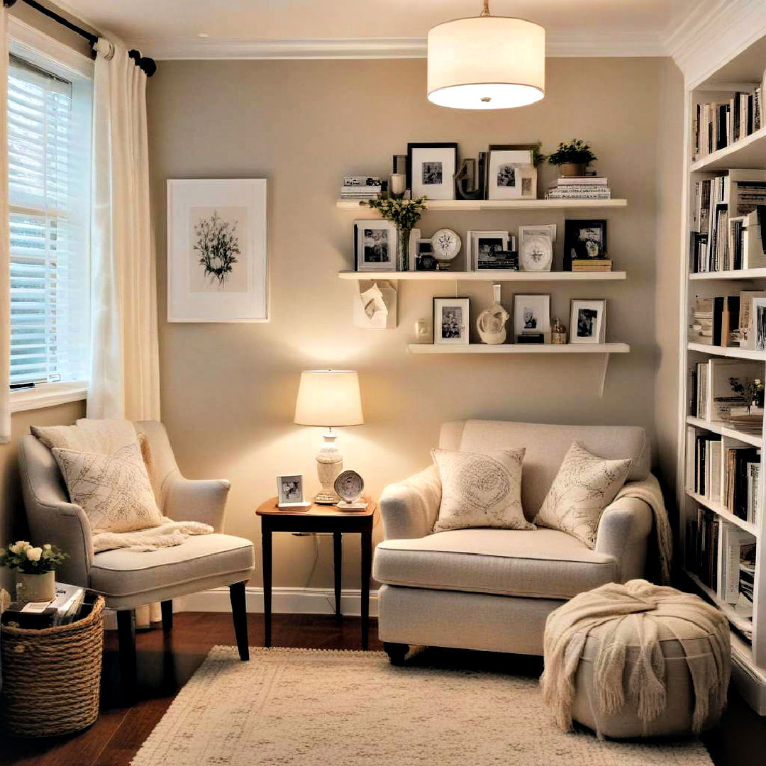 cozy reading nook for preppy room - 30 Preppy Room Ideas