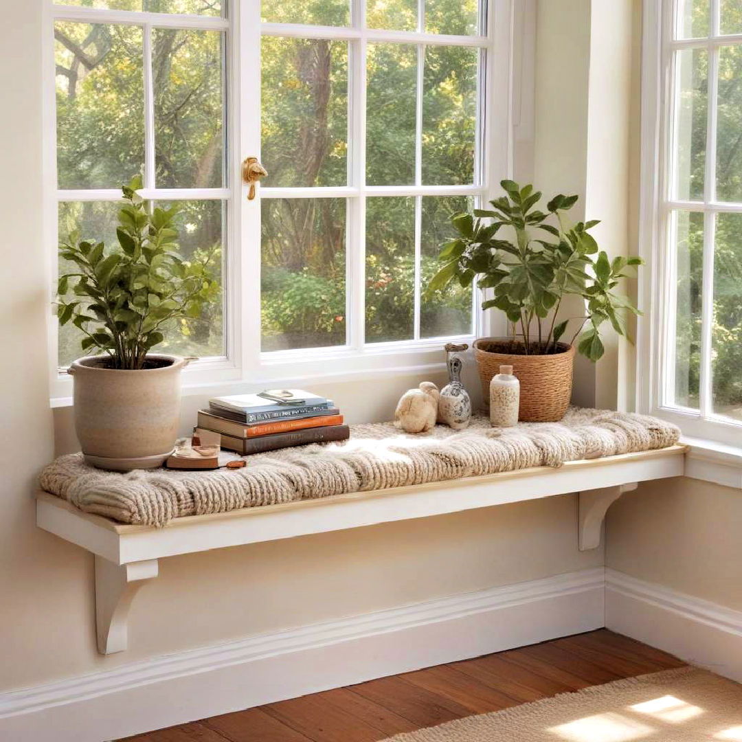 craft display platform idea - 40 Window Seat Ideas