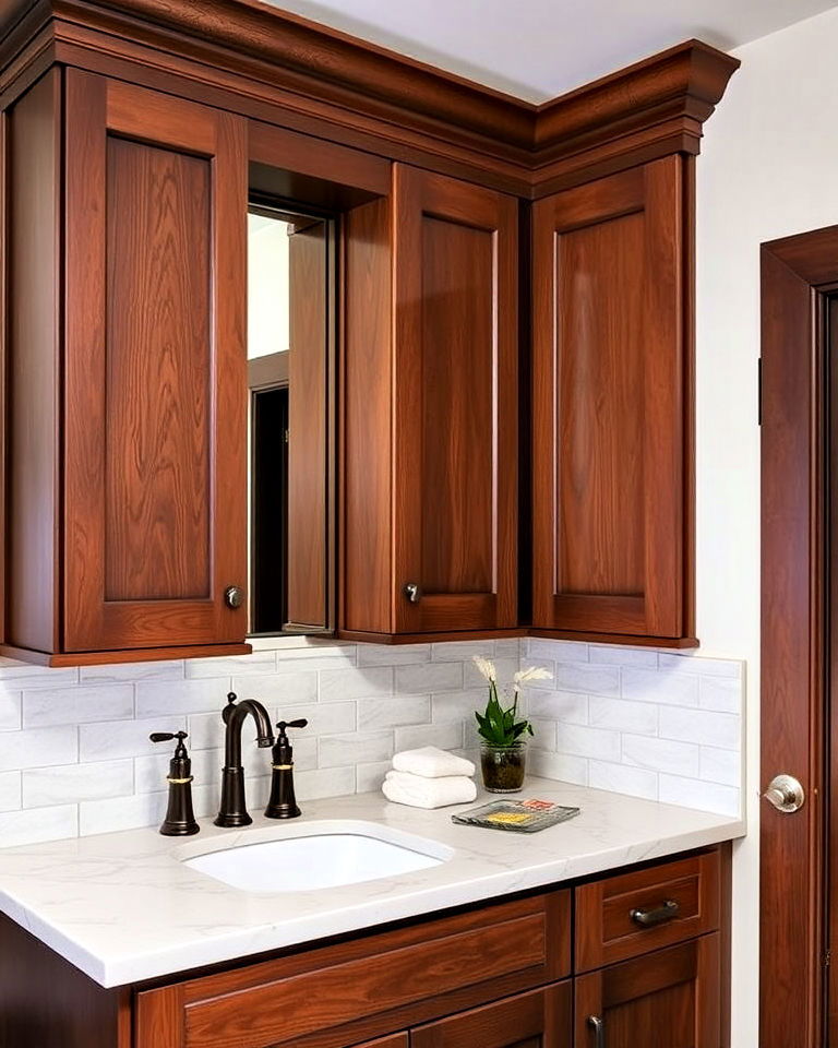 craftsman style bathroom cabinetry - 30 Craftsman Bathroom Ideas