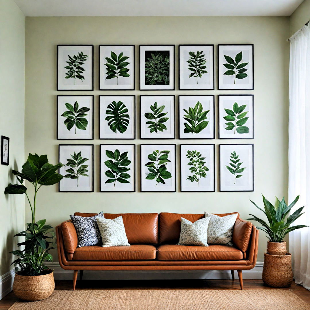 create a botanical gallery wall - 40 Gallery Wall Ideas