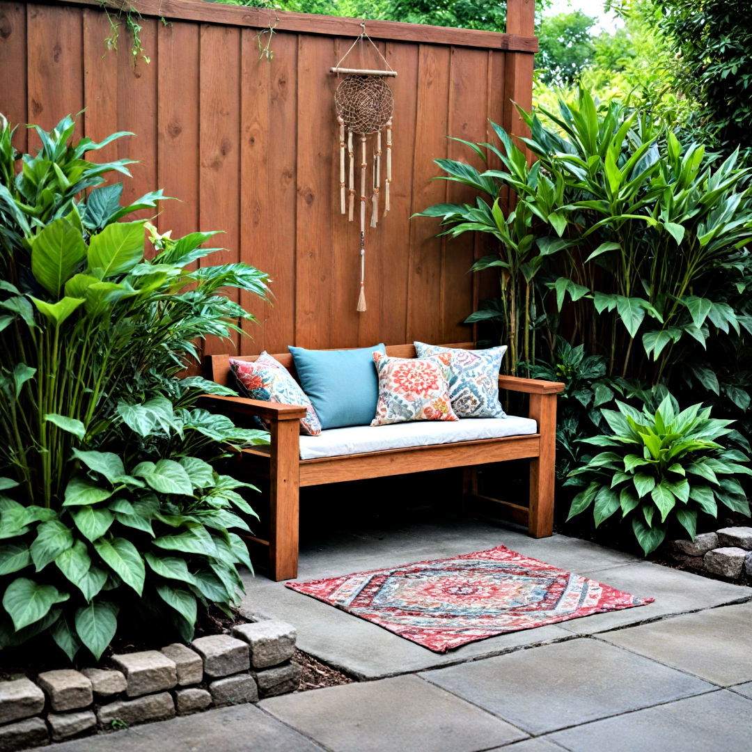 create a peaceful meditation corner - 40 Small Front Yard Landscaping Ideas