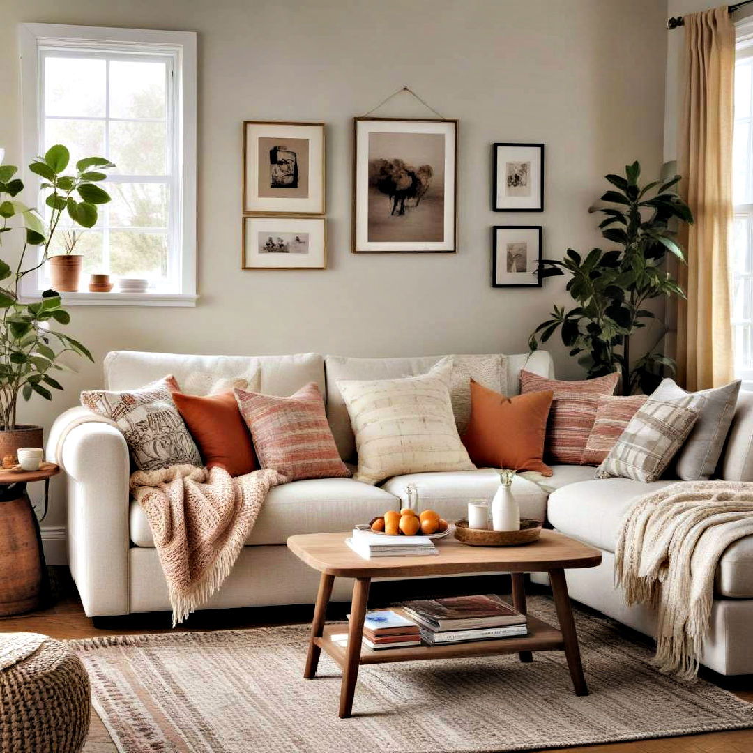 create a snug environment - 40 Small Living Room Ideas
