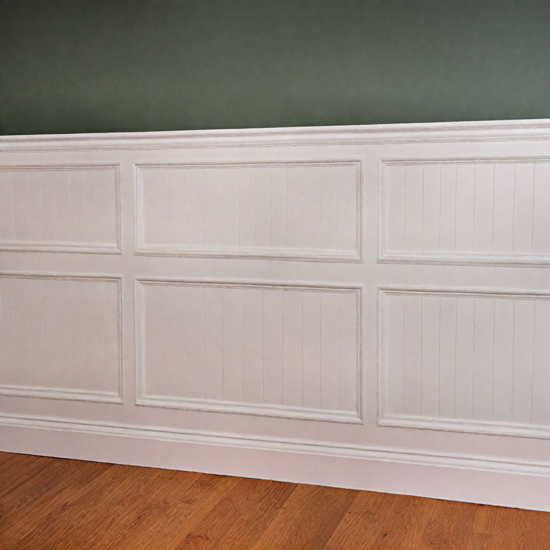 create a sophisticated look with wainscoting - 30 Wall Covering Ideas