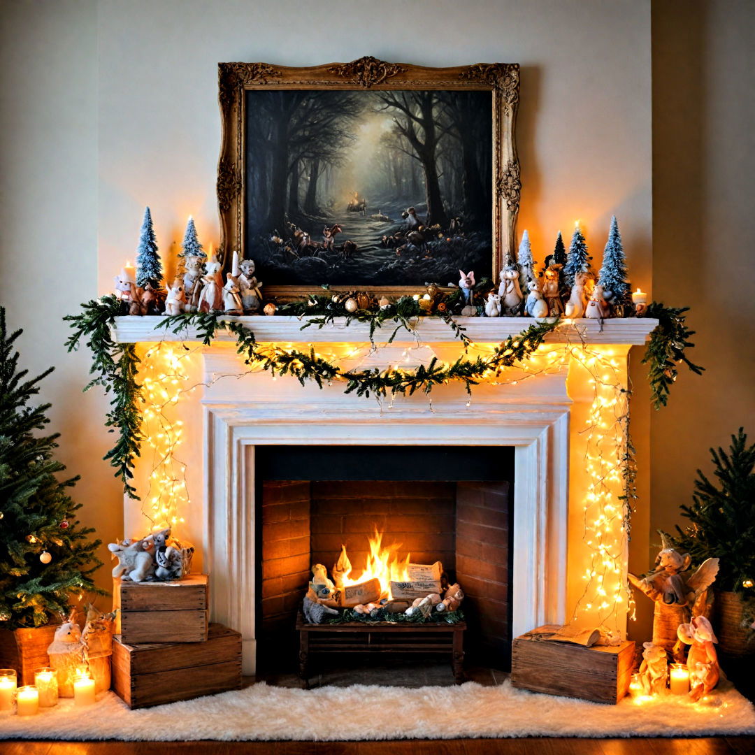 create a space straight out of a fairy tale - 40 Mantel Decor Ideas