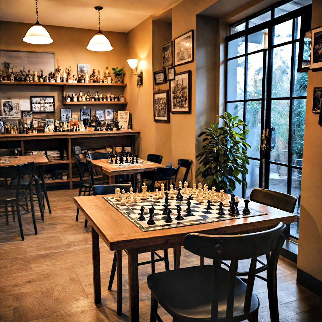 create coffee and chess club - 40 Coffee Bar Ideas