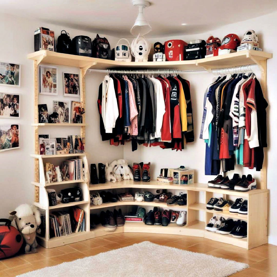 create cosplay corner - 40 Anime Room Ideas