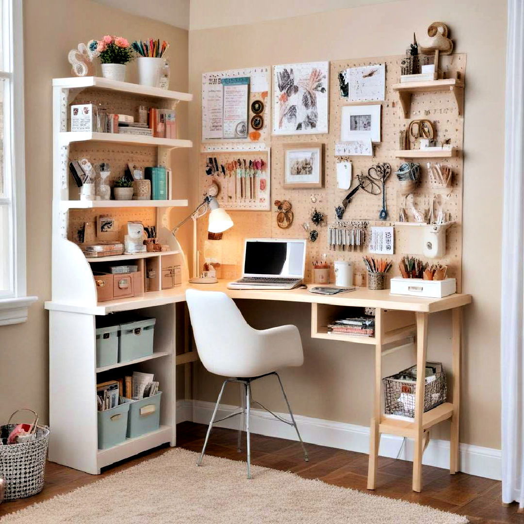create crafting corner in bedroom - 15 Bedroom Corner Ideas