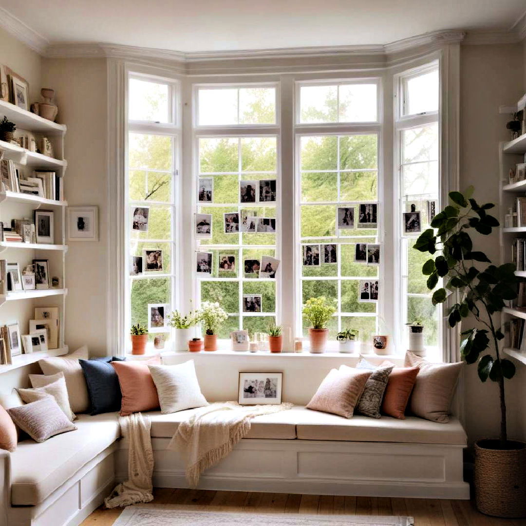 create family photo gallery - 40 Bay Window Ideas