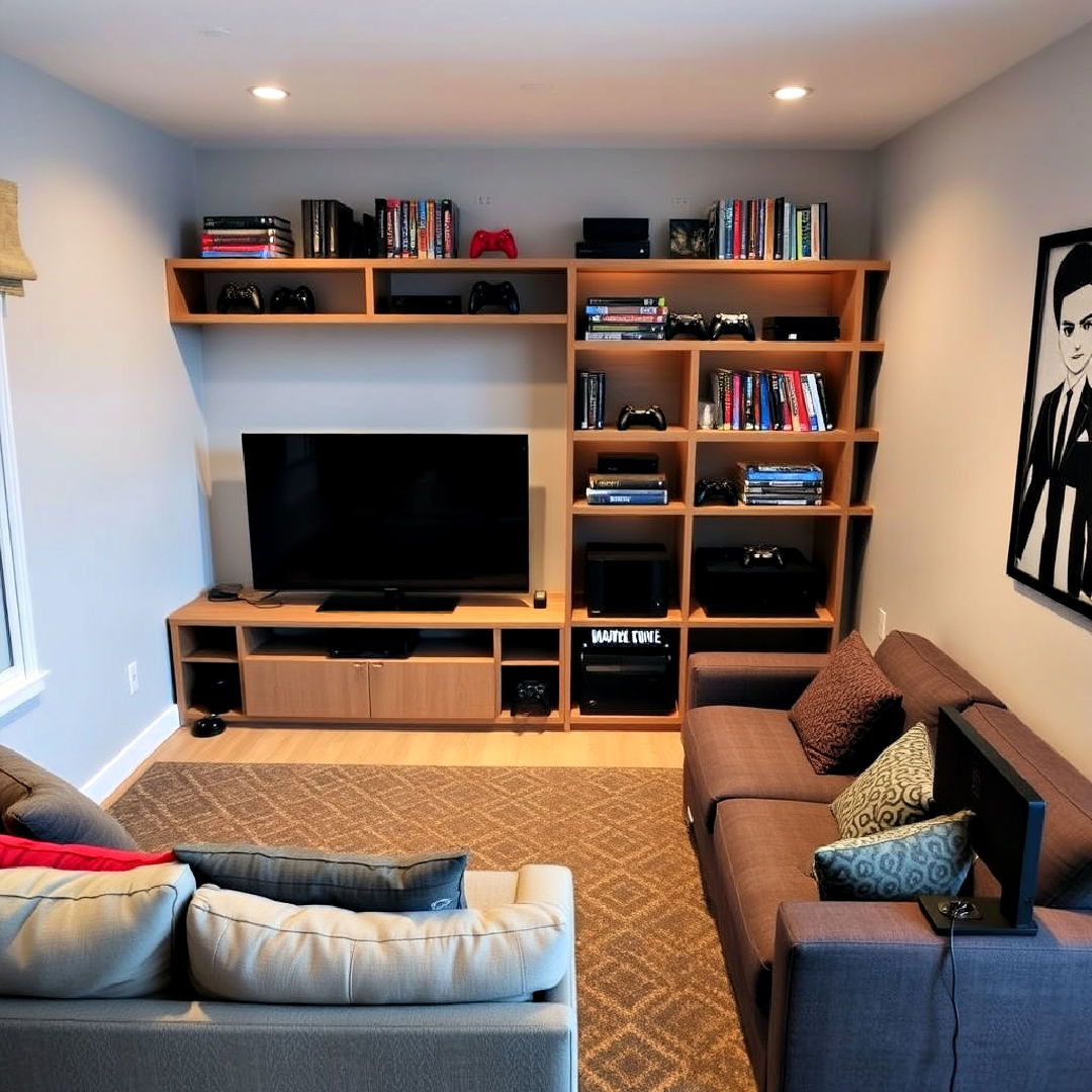 create gaming zone - 40 Teen Hangout Room Ideas