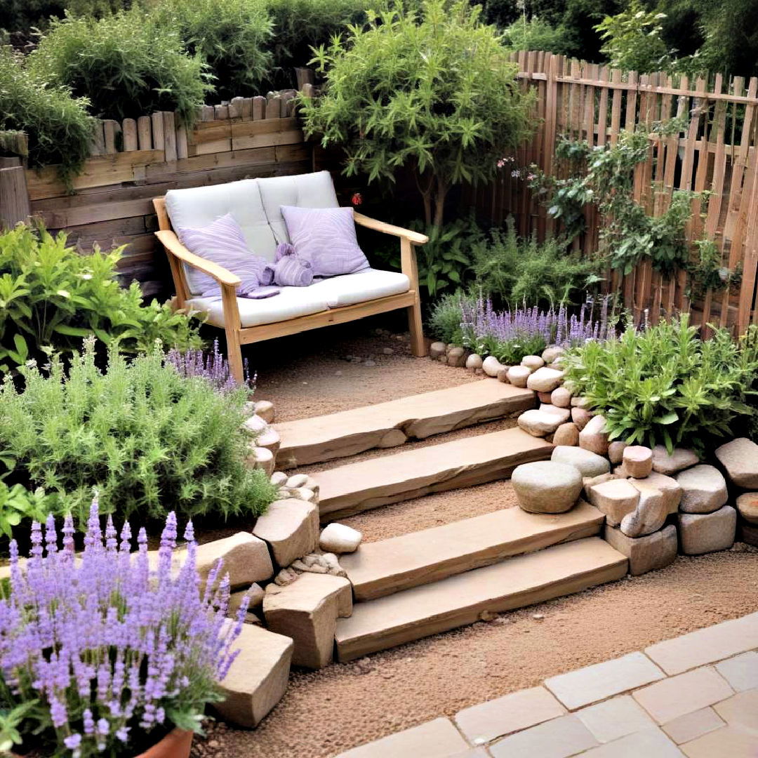 create inviting corners for relaxation with herbal plants - 25 Zen Garden Ideas