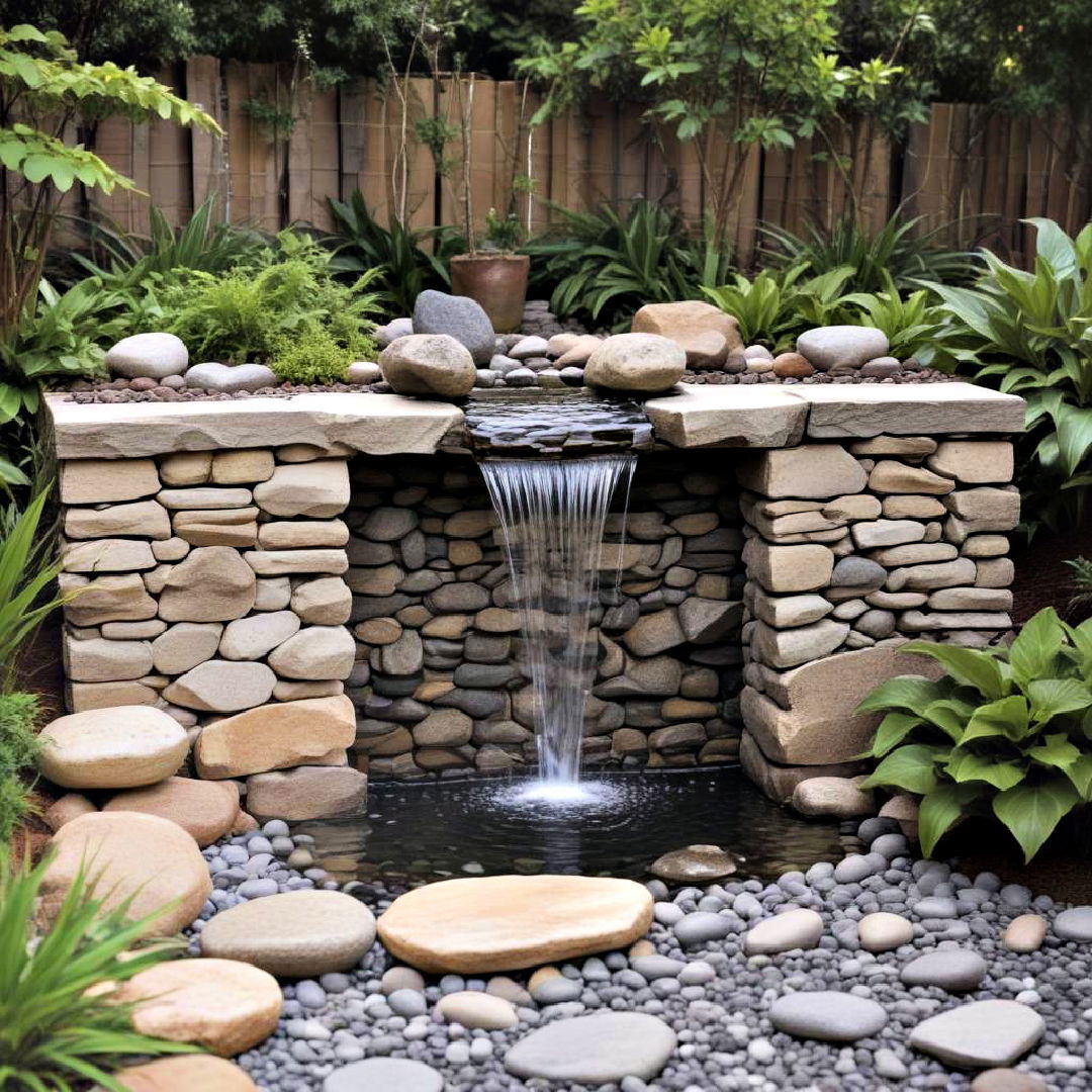create modern zen pondless waterfall - 15 Pondless Waterfall Ideas