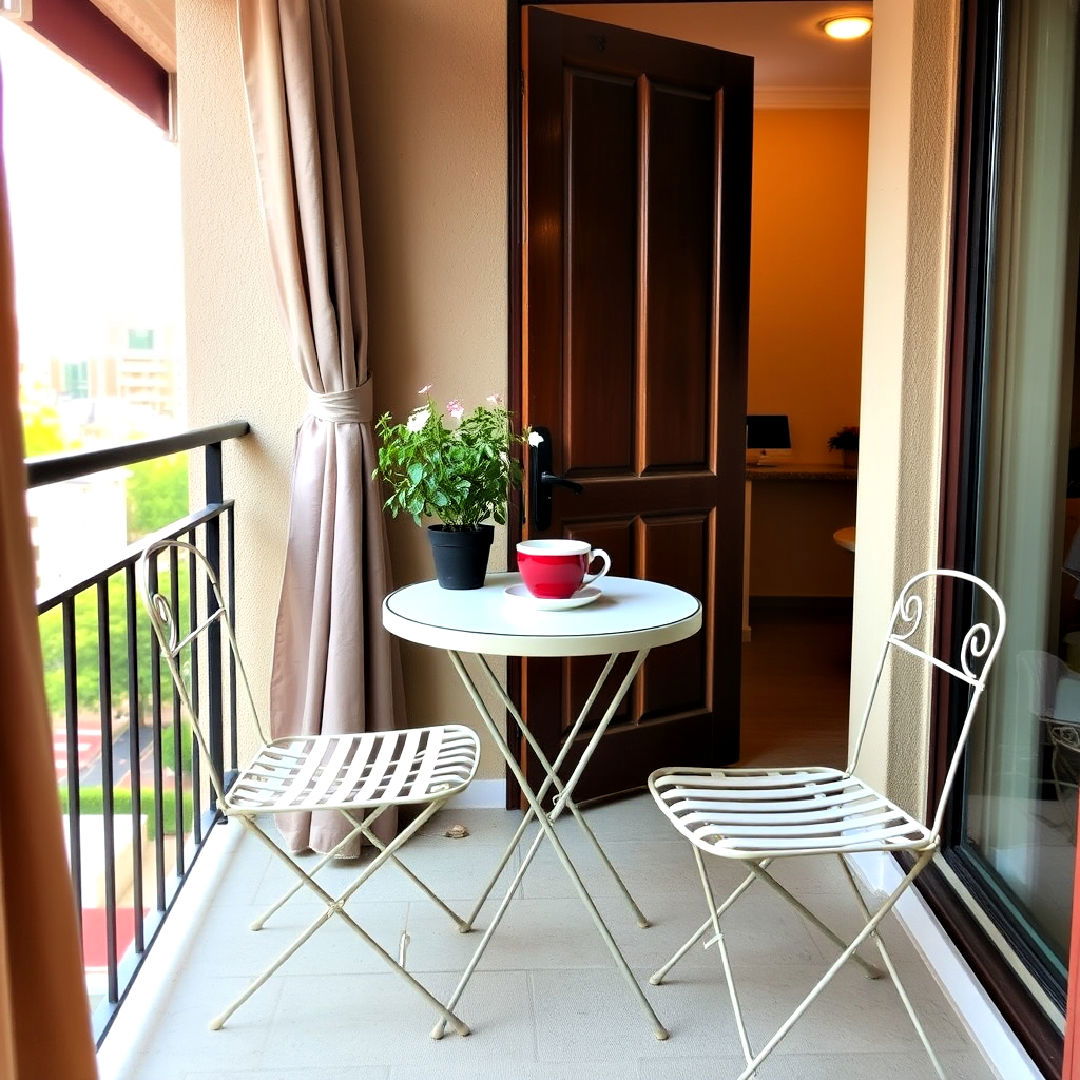 create morning coffee spot - 20 Bedroom Balcony Ideas