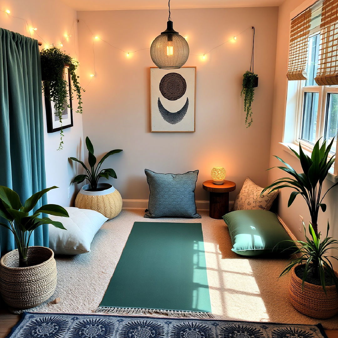 create peaceful meditation corner - 40 Teen Hangout Room Ideas