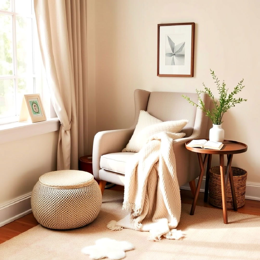 create personal reading nook - 25 Chill Aesthetic Room Ideas