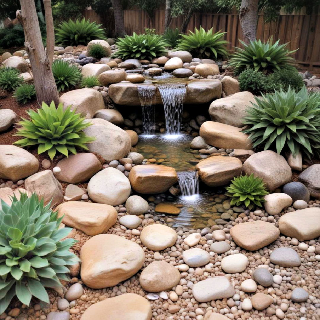 create rock garden pondless waterfall - 15 Pondless Waterfall Ideas