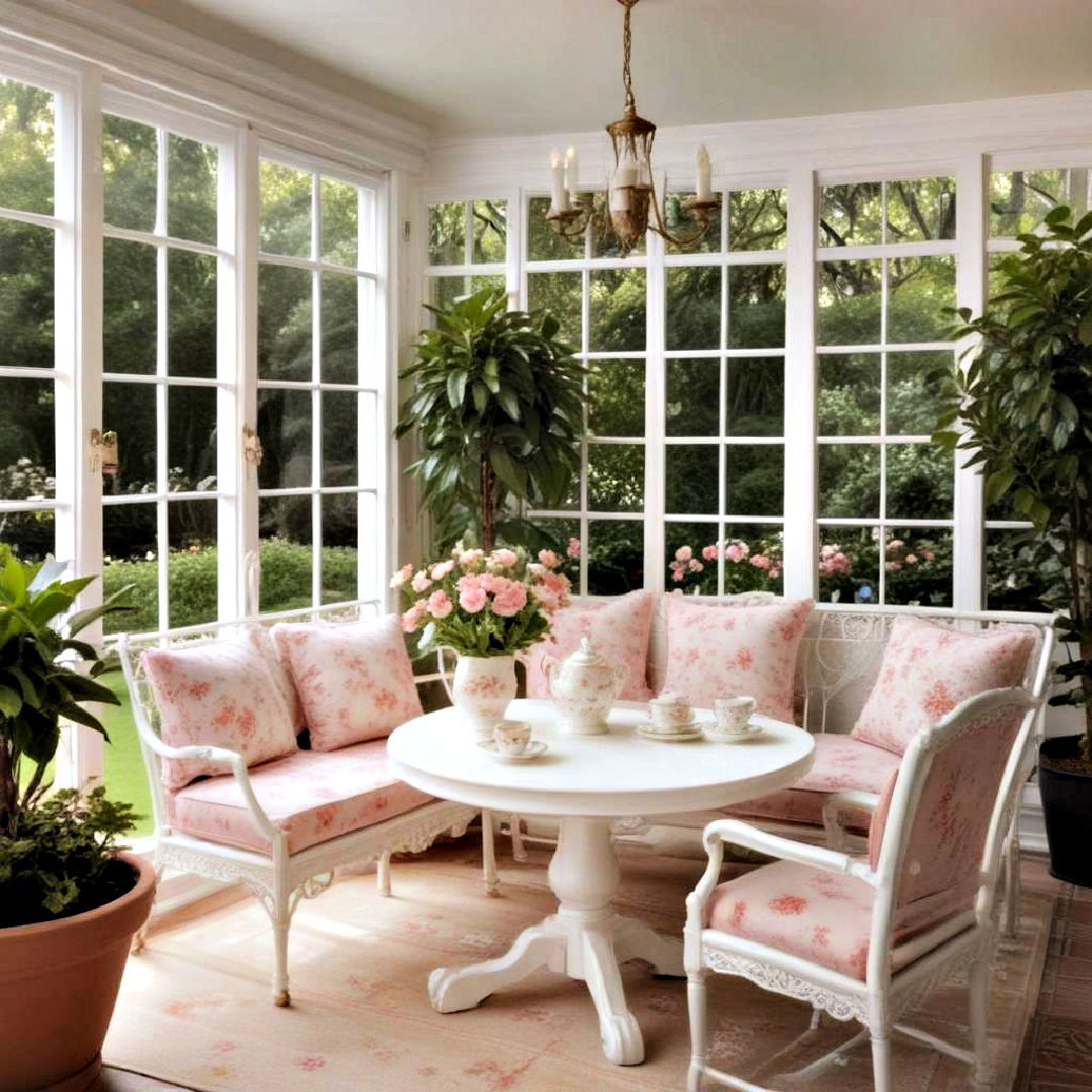 create tea room - 30 Sunroom Ideas