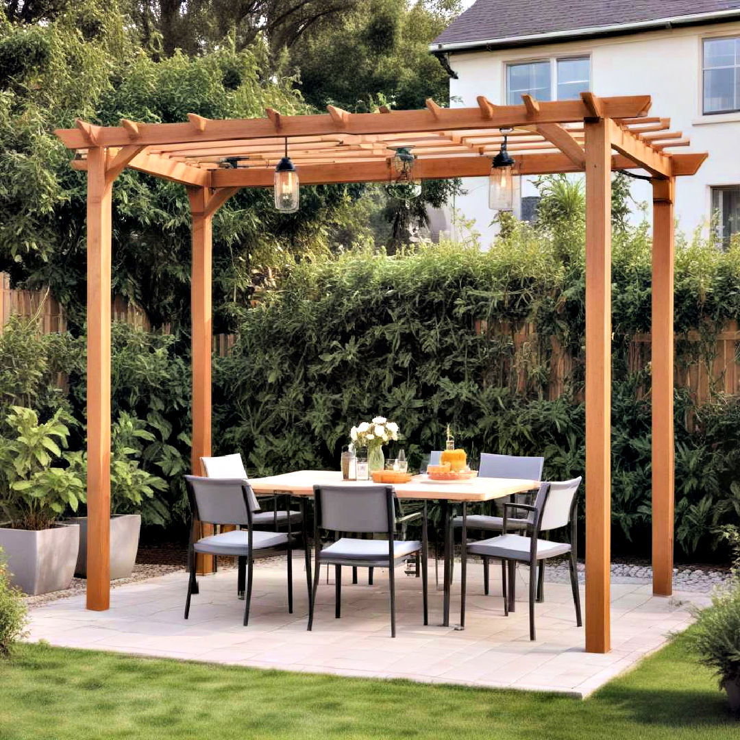 create versatile outdoor area with freestanding pergola - 20 Modern Pergola Ideas