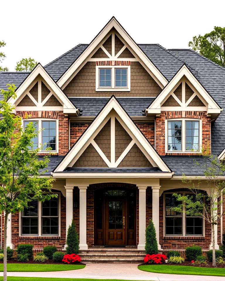 cross gable roof to add depth - 20 Gable Roof Design Ideas